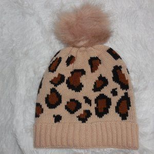NWOT Leopard Print Hat